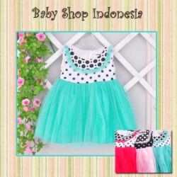 large PD360 Dress Pesta Tutu Polkadot Tosca 105